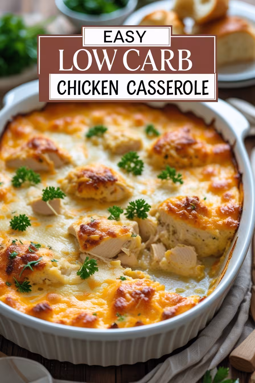 Easy Low Carb Chicken Casserole